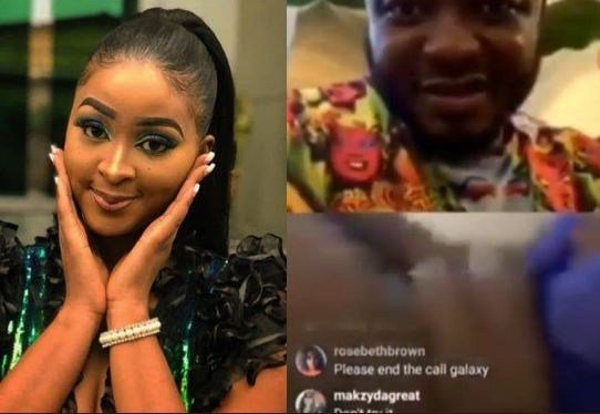 Nollywood Actress, Etinosa Strips Naked On Instagram Live With MC Galaxy (Video)