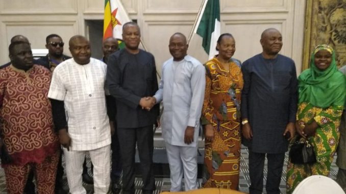 The Minister of Foreign Affairs, Mr Geoffrey Onyeama has admonished Nigerians residing in Zimbabwe to be industrious and to respect laws of their host country.