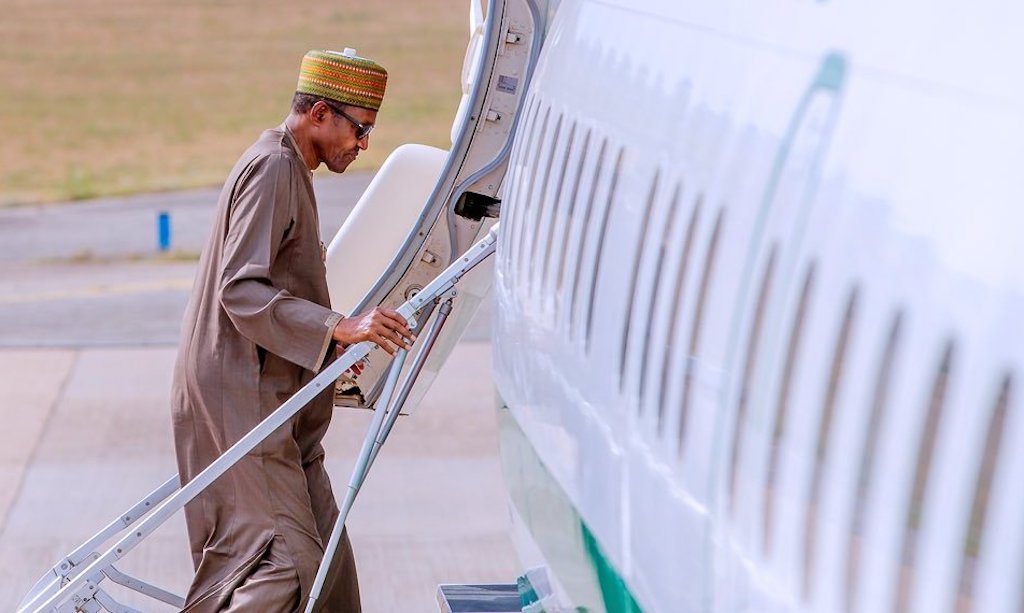 Buhari Arrives In Dubai for Expo 2020